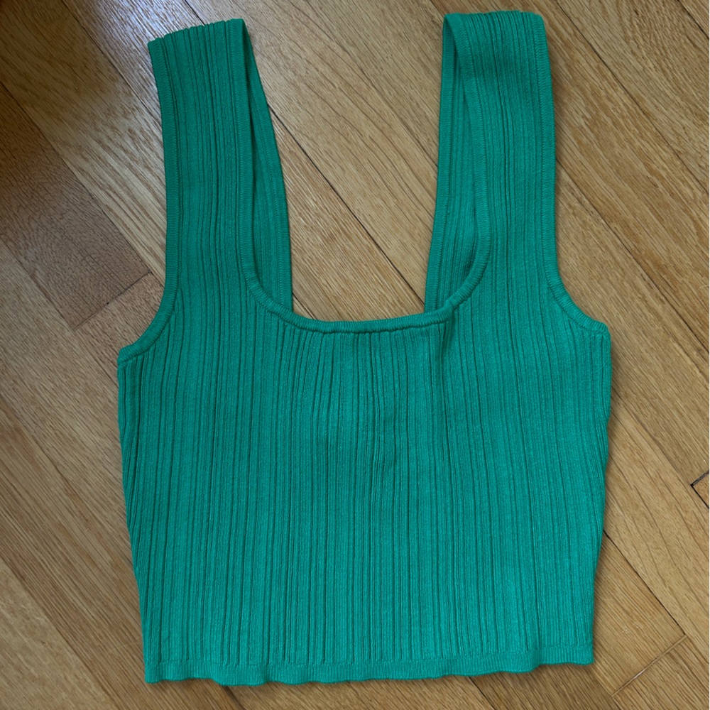 Kelly Green H&M Crop-top